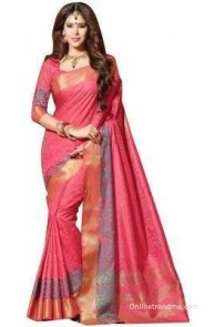 Taanshi Printed Kanjivaram Tussar Silk Sari